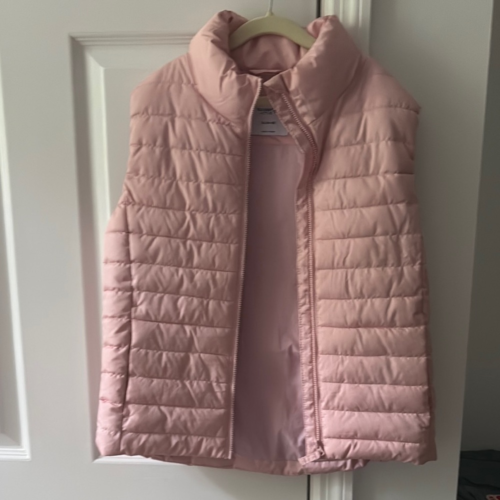 Old Navy Active Light Pink Puffer Vest